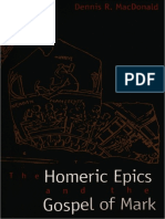 Dennis R. MacDonald - The Homeric Epics and the Gospel of Mark-Yale University Press (2000)