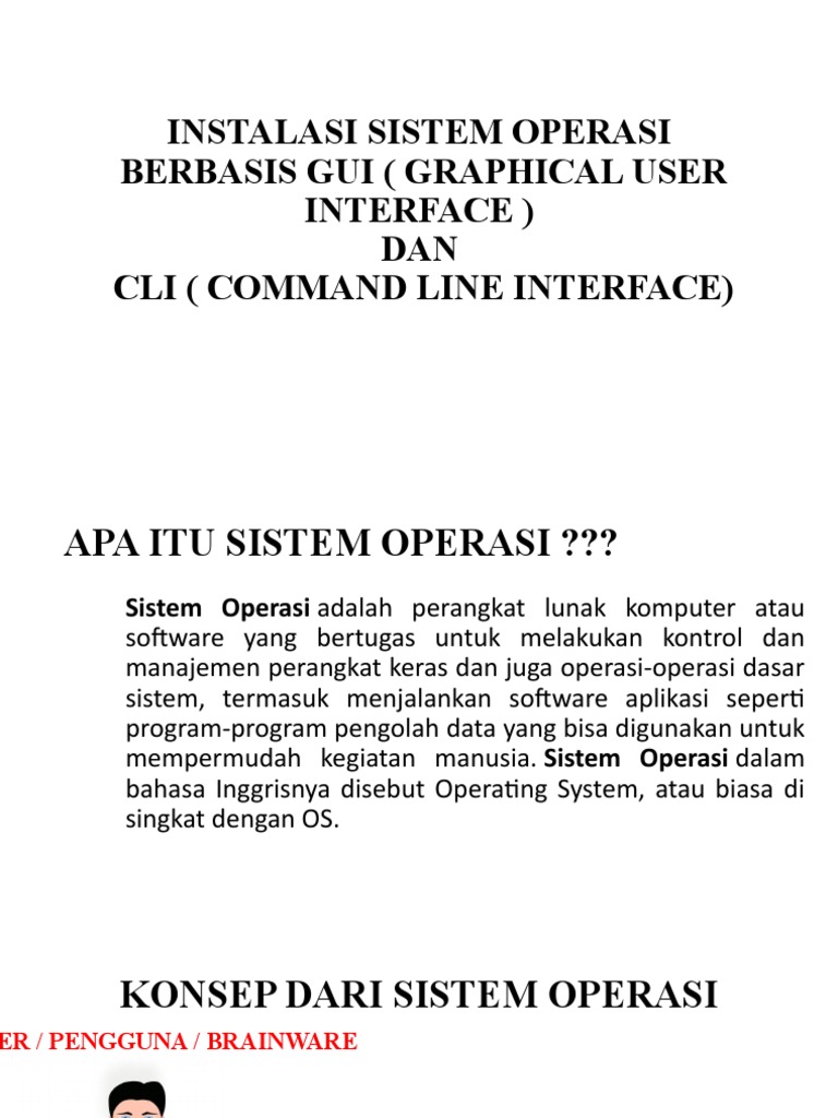 Gui Dan Cli Instalasi Pdf