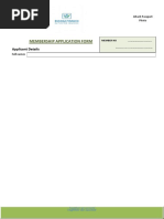 TISA Membership Application Form | PDF | Identity Document