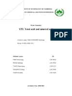 ITC Water Chemistry