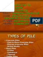 Types of Piles