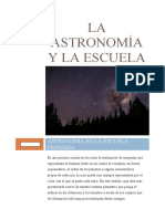 La Astronomia y La Escuela - Clase 2 - Unidad 4