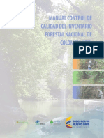 Manual Control Calidad Inventario Forestal Nacional