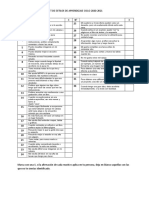 Test Estilos de Aprendizaje para Imprimir