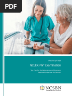 Nclex-Pn Examination: Test Plan For The National Council Licensure Examination For Practical Nurses