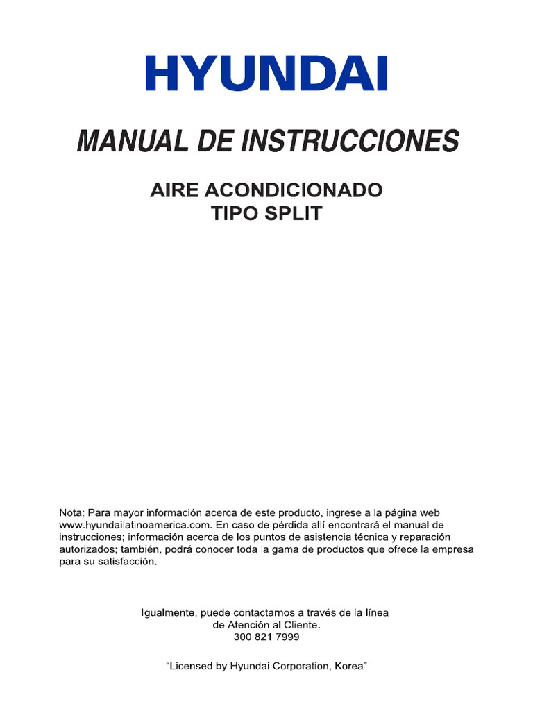 Aire acondicionado Hyundai split inverter frío/calor 4644 frigorías blanco  220V HY9INV-5000FC