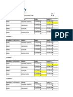 Registro de Biometrico Calculo de Horas Extras