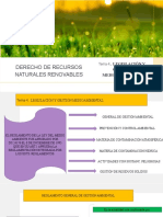 Derecho de Recursos Naturales Renov. Tema 4-Leg. y Gesti. Med, Amb