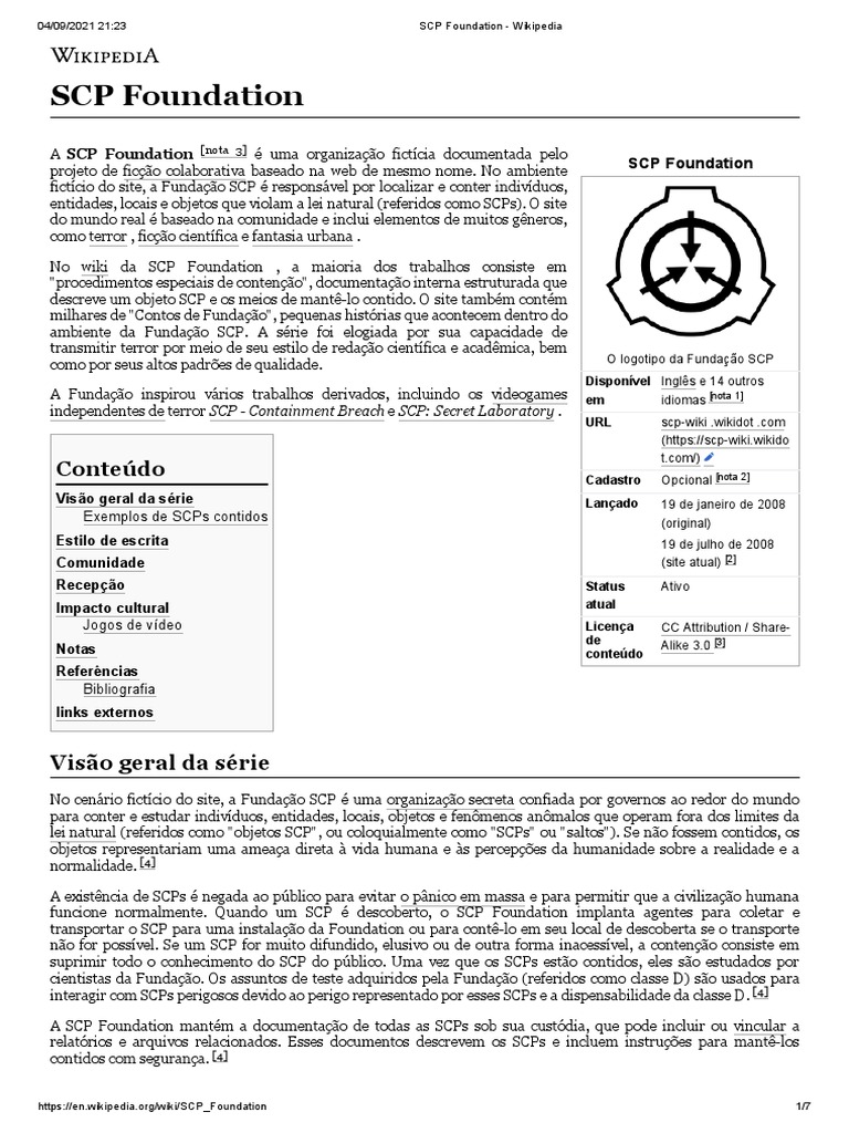 Ebooks - SCP Foundation