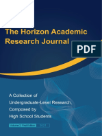 Horizon Academic Research Journal Vol. 2 No. 1