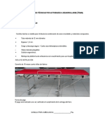 Especificaciones Técnicas