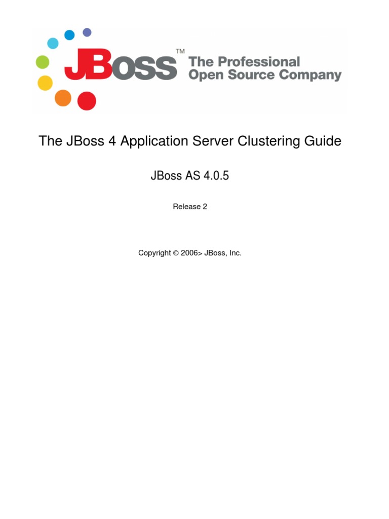 JBoss 4 Clustering Configuration Guide | PDF | Enterprise Java Beans ...