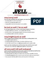 WELL - Phrases
