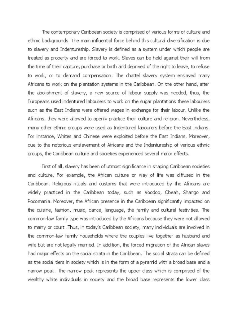 Caribbean Studies Essay 10  PDF