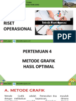 Teknik Riset Operasional - Pertemuan 4