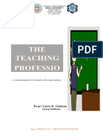 THE Teaching Professio: Evan Carlo B. Deblois