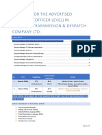 NTDCL Officer Level Syllabus