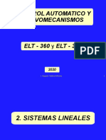 Sistemas de control automático y servo