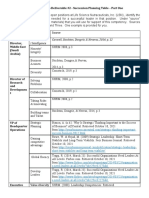 BGMT 365 - Group Deliverable #2 - Succession Planning