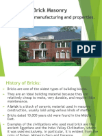 brick -history,manufacturing types