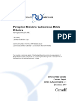 Perception Module For Autonomous Mobile Robotics