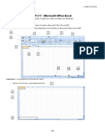 TP 7 MS Office Excel - Classeur Et Feuille de Calcul