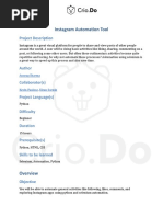 Instagram Automation Tool: Project Description