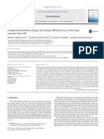 Comparison Between Energy and Exergy Efficiencies in A Weir Type