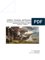 Artillery Firearms and Renaissance Italy