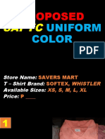 SAPYC Shirt Colors