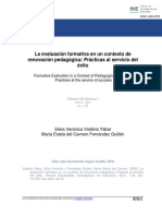 Evaluación Formativa y Realimentación