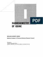 The Radio Chemistry of Iodine - Us AEC