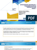 Unidad 1 - Psicopatología I