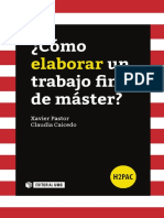 ¿Cómo Elaborar Un Trabajo Final de Máster