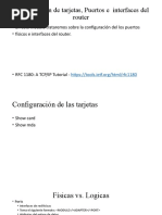 2 - Configurando Puertos Fisicos e Interfaces Logicas