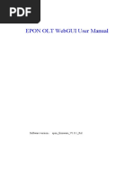 Epon-Olt Web User Manual - 0920