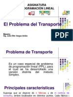 El Problema Del Transporte: Asignatura Programación Lineal
