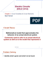 Ch. 1 Circuit Variables Circuit Elements