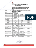 N 0094-2021 CERTIFICADO DE CALIDAD 168 MM (6) C-10 AGUA NTP 399.002