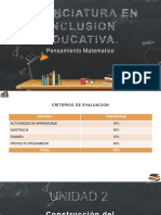UNIDAD II. CONSTRUCCION DEL PENSAMIENTO MATEMATICO - PARTE2
