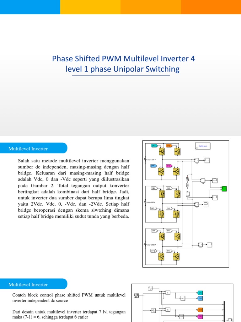 Inverter Multilevel SPWM 7 Level | PDF