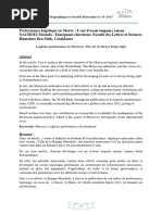 Performance logistique au Maroc  L'art d'avoir toujours raison‏