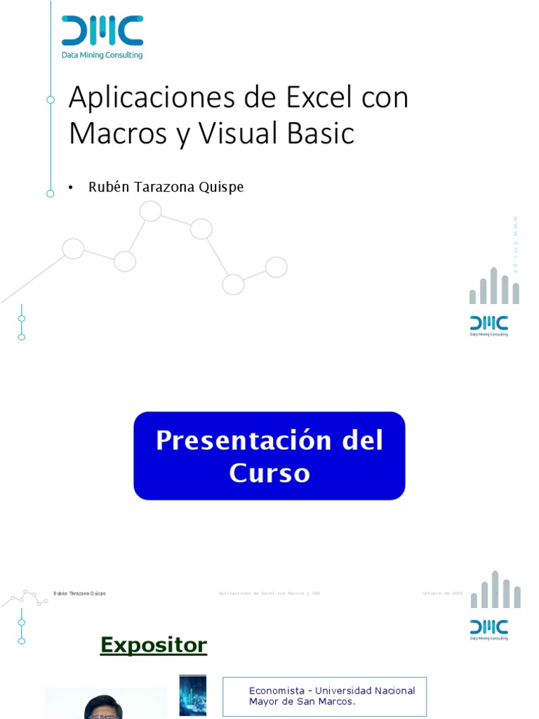Curso de Macros y VBA en Excel | PDF | Macro (informática) | Microsoft ...