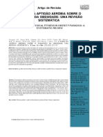 Artigo O Papel Da Aptidão Aeróbica Sobre o Paradoxo Da Obesidade