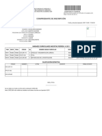 Comprobante inscripción estudios jurídicos UBV