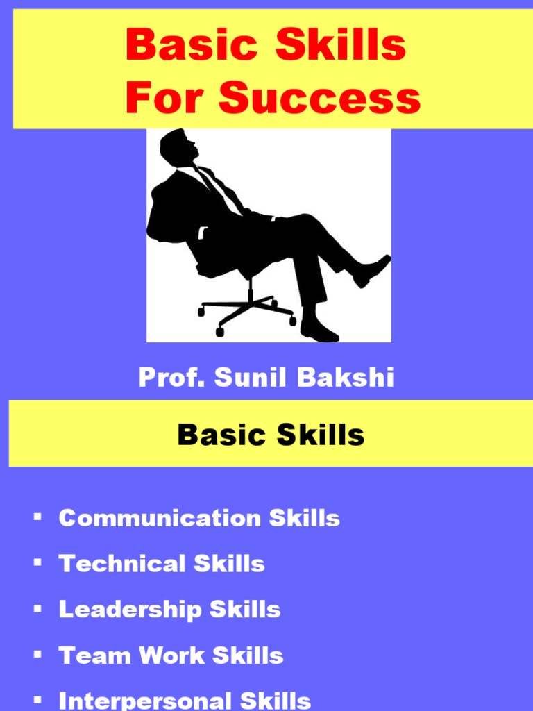 Essential Skills for Success | PDF | Leadership | Skill