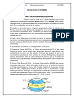 Sistemas de coordenadas geográficas, UTM y geocéntricas