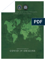Declassified Assessment on COVID 19 Origins