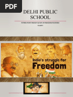 Delhi Public School: Power Point Presentation On Freedom Fighters Class 5