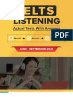 IELTS Listening September 2021
